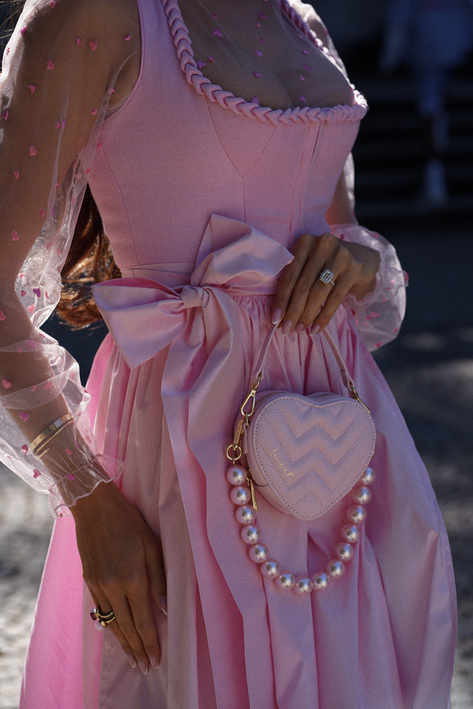Dirndlbluse ROSA CUORI by Shanice Messina - Langarm