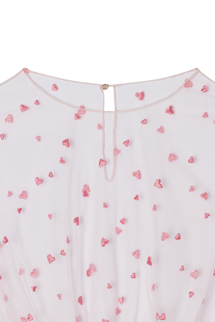 Dirndlbluse ROSA CUORI by Shanice Messina - Langarm