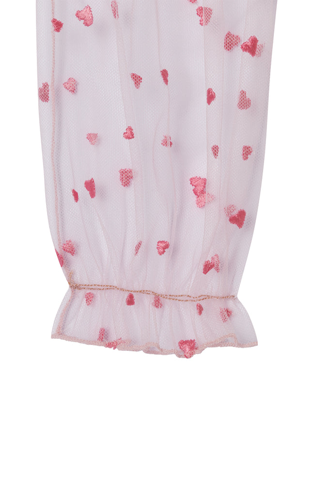 Dirndlbluse ROSA CUORI by Shanice Messina - Langarm